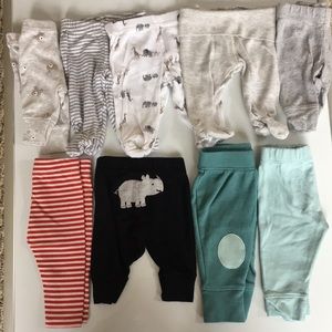 Newborn joggers and leggings lot